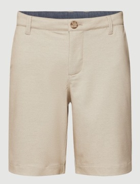 Tom Tailor Bermudy chinosy spodenki piaskowy soft touch super roz. 38