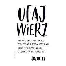 Magnes na lodówkę. Ufaj, wierz