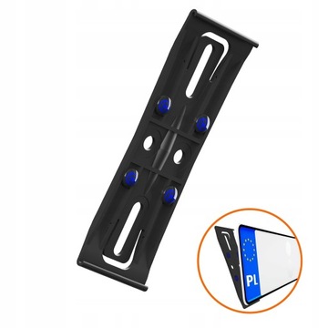 НЕВИДИМАЯ РАМКА ДЛЯ КОМПЛЕКТА НОМЕРНОГО ЗНАКА БЕЗРАМНЫЙ МОНТАЖ