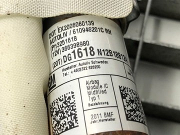 ZÁVĚS VZDUCHOVÁ PRAVÝ OPEL ASTRA J 13251618 KOMBI 10-15