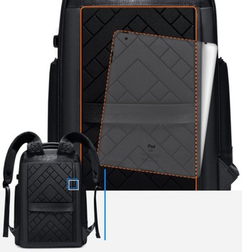 Рюкзак ROWE R-5029 для ноутбука 15,6 л, емкость 39 л, USB