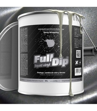 FULL DIP Folia guma w sprayu ANTRACYT METALLIC 4L