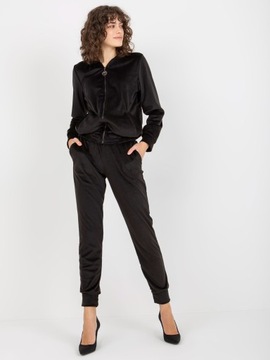 Женский спортивный костюм на молнии VELVET HOOD F90 фиолетовый S/M