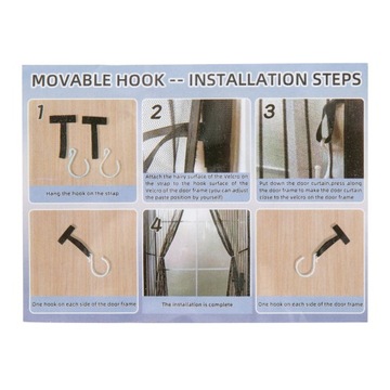 Магнитная теплоизоляционная дверная занавеска 34x82 дюйма