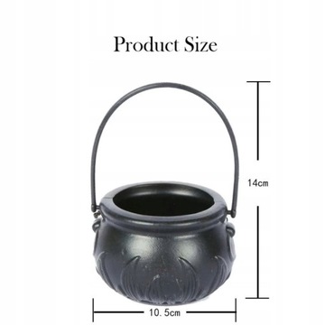 Ведьмин котел 14 см Казан + светодиодный дымогенератор