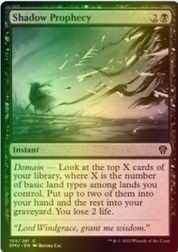 MTG Shadow Prophecy FOIL DMU