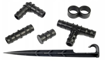 Капельная линия капельного орошения 100 м + 174 шт. аксессуаров XXL