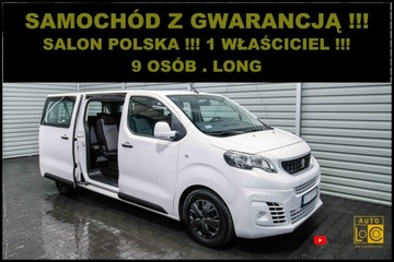 Peugeot Traveller LONG L3 + 9 OSÓB + Salon POLSKA