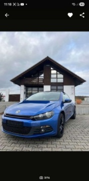 Volkswagen Scirocco III Coupe 1.4 TSI 122KM 2009 Volkswagen Scirocco 1.4Benzynkasuper stanprosto z Niemiec 1.4 Benzyna, zdjęcie 1