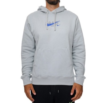 BLUZA MĘSKA NIKE Z KAPTUREM SZARA BAWEŁNIANA DD9694 SPORTOWA r. L