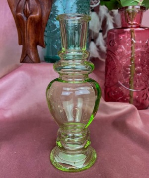 ВАЗА ПОДСВЕЧНИК ВЕНЕЦИЯ В15,5 СМ МЯГКИЙ ЗЕЛЕНЫЙ микс УЗОРОВ