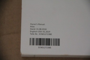 ETUI INSTUKCJA OBSŁUGI KSIĄZKA SERWISOWA VW ATLAS