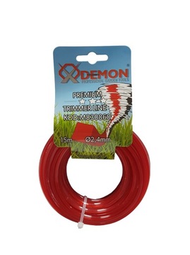 ŻYŁKA tnąca 2.4mm 15m kwadrat do kosy DEMON