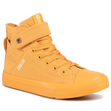 Trampki BIG STAR FF274581 miodowe wysokie r. 37