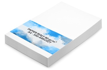 Papier biurowy ksero biały A4 80 gr 500 arkuszy