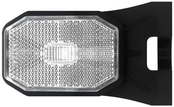 2 СВЕТОДИОДНЫХ ГАБАРИТНЫХ ФОНАРА 12-36 В БЕЛОГО С ОТРАЖАТЕЛЕМ FRISTOM ЗАГОРОДНЫЙ КРОНШТЕЙН