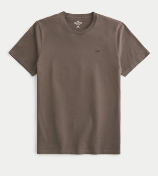 t-shirt HOLLISTER Abercrombie&Fitch koszulka XL brązowa