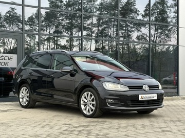 Volkswagen Golf VII Variant 2.0 TDI CR DPF BlueMotion Technology 150KM 2015 Volkswagen Golf LED, Bixenon, Półskóra, Navi,, zdjęcie 4