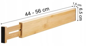 Набор из 4 бамбуковых перегородок для ящика RITA.