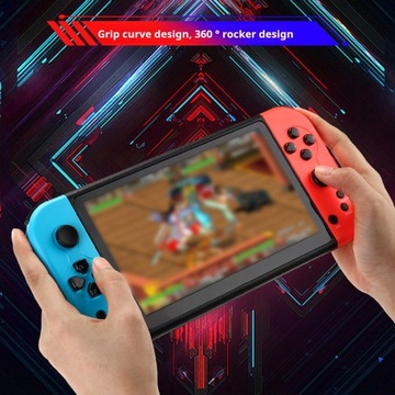 Портативная игровая консоль 7-дюймовый TFT-экран, более 1000 встроенных игр