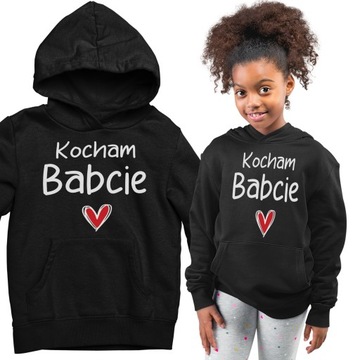 BLUZA DZIECIĘCA KOCHAM BABCIĘ OD BABCI PREZENT