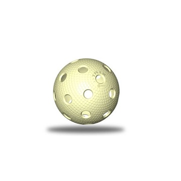 Piłka Piłeczka do Unihokeja Floorball Snakeskin TRIX IFF Kremowa 72 mm 1szt