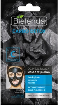 BIELENDA CARBO DETOX Oczyszczająca Maska Węglowa