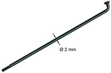 Szprycha nierdzewna ALPINA 2.0x266 mm czarna