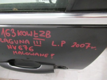 RENAULT LAGUNA III ДВЕРЬ ПЕРЕДНЯ ЛЕВАЯ NV676