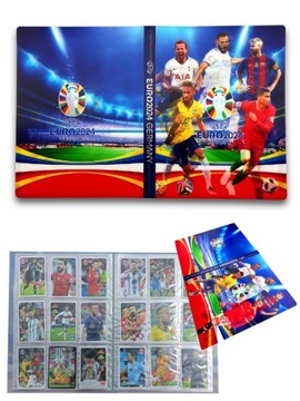 EURO 2024 XXL ALBUM NA KARTY PIŁKARSKIE 3D MIEJSCE NA 432 KARTY 4 WZORY