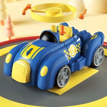 Игрушка-автомобиль с летающим пропеллером развивает моторику. Мультфильм 