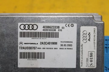 AUDI A8 D3 МОДУЛЬ КОНТРОЛЛЕРА ТЕЛЕФОНА 4E0862333B