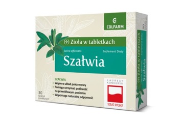 SZAŁWIA W TABLETKACH COLFARM
