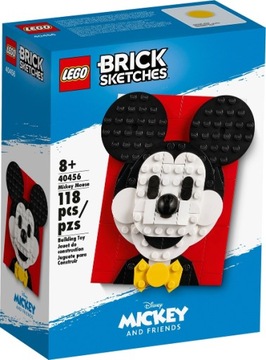 LEGO Brick Sketches 40456 Myszka Mickey Nowe