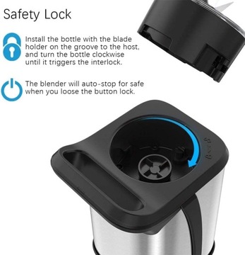 Homgeek GS-627 Чашка-блендер 350 Вт серебристый/серый
