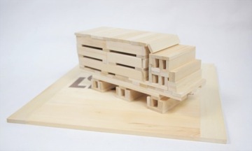 Деревянные кубики в эко-мешке, 100 шт., Липа