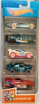 HOT WHEELS 5-PAK resorak HW DESIGN LAB GTN34