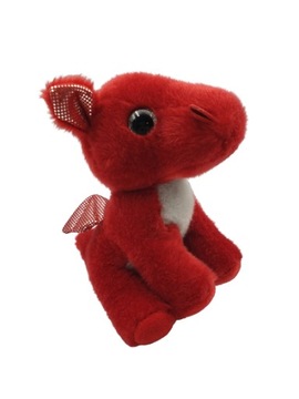 Pluszak Maskotka AURORA Smok CZERWONY