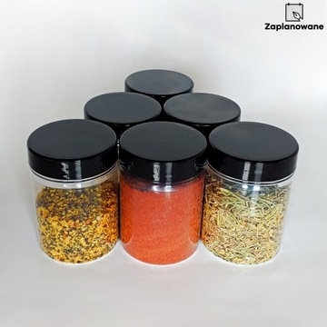 ПЭТ банки для специй 100мл 28шт + наклейки