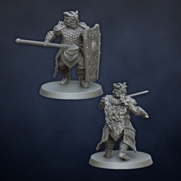 Huskowarls - x10 - DL Miniatures - Печать 3D - Минифакты