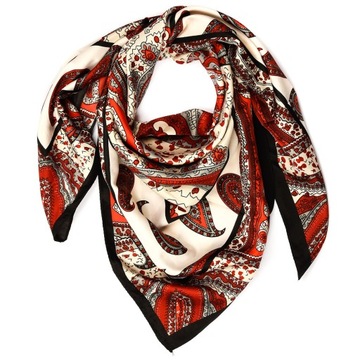 Chusta damska apaszka pod szyję lekka elegancka