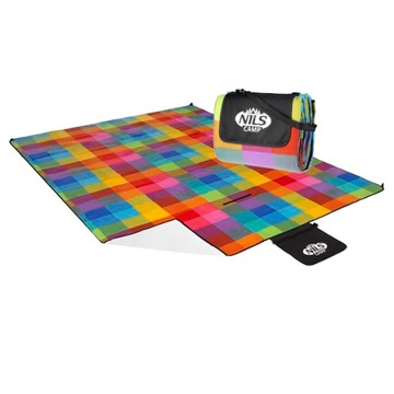 Большой коврик для пикника с утеплителем Beach Tourist 250x200 Nils