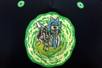 Czapka z daszkiem męska młodzieżowa Rick and Morty SNAPBACK 55-60cm Haft