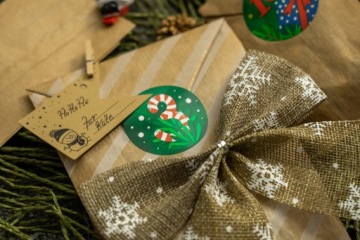 АДВЕНТ-КАЛЕНДАРЬ - СУМКИ + НАКЛЕЙКИ - НАБОР DIY XXL - EKO ALLBAG