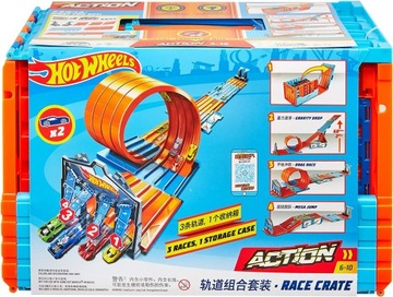 HOT WHEELS ZESTAW KASKADERSKI 3W1 TORY PĘTLE GKT87