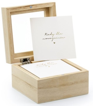 Księga gości pudełko na porady Wesele Życzenia