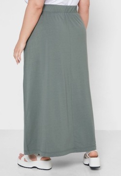 Vero Moda zielona spodnica maxi khaki 46/48