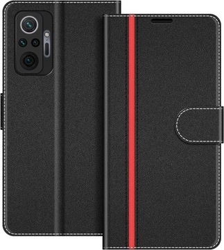 Etui z klapką do Xiaomi Redmi Note 10 Pro, Futerał na Portfel Magnetyczny d