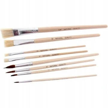 Colorino Set School Brushs для краски 8 шт.