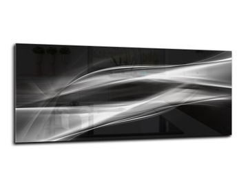 panel szklany między meble dekor 125x50 abstrakcja